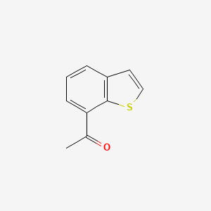 molecular formula C10H8OS B1375586 1-(Benzo[b]thiophen-7-yl)ethanone CAS No. 22720-52-1