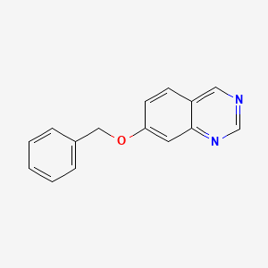 molecular formula C15H12N2O B1375587 7-(Benzyloxy)quinazoline CAS No. 1803571-35-8