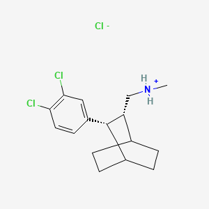 cis-2-(3,4-Dichlorophenyl)-3-methylaminomethylbicyclo(2.2.2)octane, hydrochloride