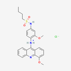 1-Butanesulfonanilide, 3'-methoxy-4'-(4-methoxy-9-acridinylamino)-, hydrochloride