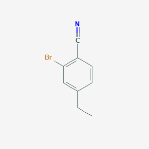 molecular formula C9H8BrN B1375589 2-溴-4-乙基苯甲腈 CAS No. 38678-87-4