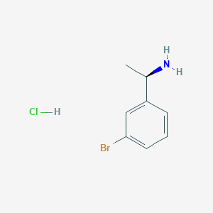 molecular formula C8H11BrClN B1375591 (R)-1-(3-溴苯基)乙胺盐酸盐 CAS No. 1167414-91-6