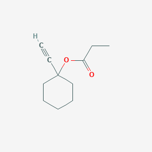 molecular formula C11H16O2 B13755922 1-Ethynylcyclohexyl propionate CAS No. 5445-76-1