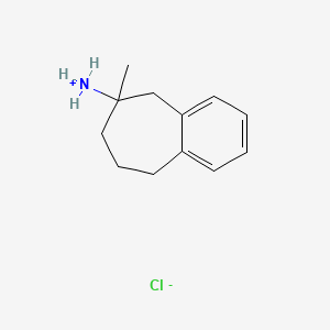 (+-)-6,7,8,9-Tetrahydro-6-methyl-5H-benzocyclohepten-6-amine hydrochloride