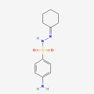 4-Amino-n'-cyclohexylidenebenzenesulfonohydrazide