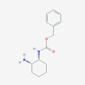 molecular formula C14H20N2O2 B1375602 苄基（顺式-2-氨基环己基）氨基甲酸酯 CAS No. 445479-92-5