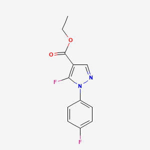 Ethyl 5-fluoro-1-(4-fluorophenyl)-1H-pyrazole-4-carboxylate