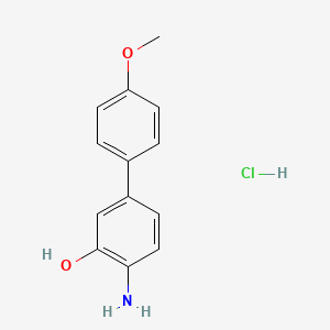 [2-Hydroxy-4-(4-methoxyphenyl)phenyl]azanium chloride