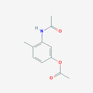 molecular formula C11H13NO3 B1375606 3-乙酰氨基-4-甲苯基乙酸酯 CAS No. 220139-79-7