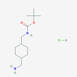 molecular formula C13H27ClN2O2 B1375626 Boc-1,4-顺式-damch HCl CAS No. 256649-59-9