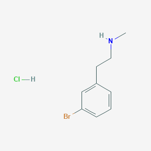molecular formula C9H13BrClN B1375635 N-甲基-2-(3-溴苯基)乙胺盐酸盐 CAS No. 214209-94-6