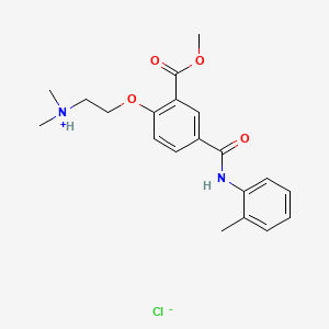 4-(2-(Dimethylamino)ethoxy)-2'-methyl-isophthalanilic acid methyl ester hydrochloride