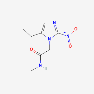 Imidazole-1-acetamide, 5-ethyl-N-methyl-2-nitro-