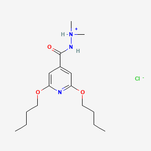 Isonicotinic acid, 2,6-dibutoxy-, 2,2-dimethylhydrazide, hydrochloride