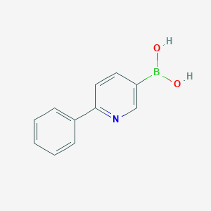 molecular formula C11H10BNO2 B137564 (6-phenylpyridin-3-yl)boronic Acid CAS No. 155079-10-0