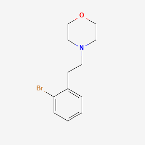 molecular formula C12H16BrNO B1375640 4-(2-Bromophenethyl)morpholine CAS No. 736991-23-4