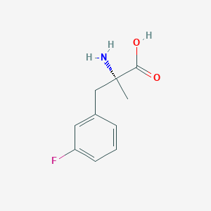 molecular formula C10H12FNO2 B1375647 α-甲基-D-3-氟苯丙氨酸 CAS No. 1270184-80-9