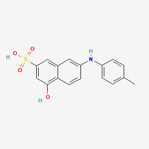 4-Hydroxy-7-p-toluidino-2-naphthalenesulfonic acid