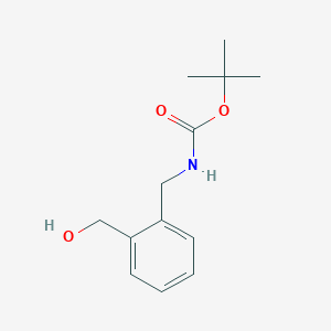 molecular formula C13H19NO3 B1375649 2-(Boc-aminomethyl)benzyl Alcohol CAS No. 1333114-86-5