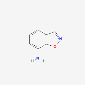 molecular formula C7H6N2O B1375660 苯并[d]异噁唑-7-胺 CAS No. 88237-22-3
