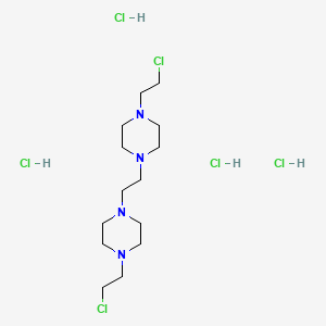 1,2-Bis(4-(2-chloroethyl)-1-piperazinyl)ethane tetrahydrochloride