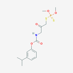 3-(1-Methylethyl)phenyl(((dimethoxyphosphinothioyl)thio)acetyl)methylcarbamate