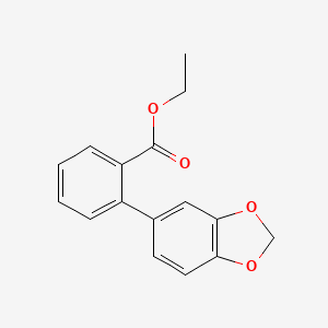 2-Benzo[1,3]dioxol-5-yl-benzoic acid ethyl ester