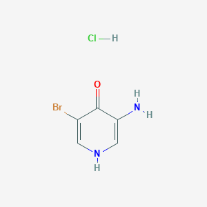 B1375684 3-Amino-5-bromopyridin-4-ol hydrochloride CAS No. 856161-17-6
