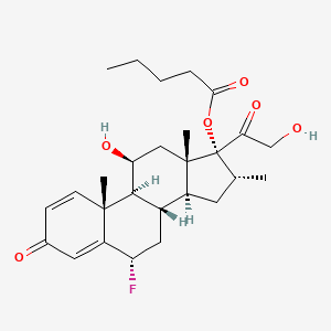 molecular formula C27H37FO6 B13756860 Paramethasone 17-valerate CAS No. 22194-29-2