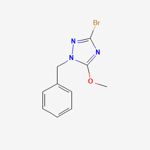 B1375692 1-benzyl-3-bromo-5-methoxy-1H-1,2,4-triazole CAS No. 1415719-60-6