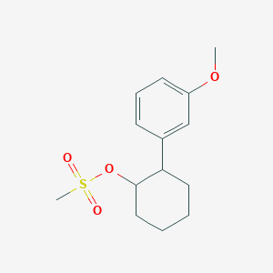 2-(3-Methoxyphenyl)cyclohexyl methanesulfonate