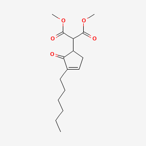 Dimethyl (3-hexyl-2-oxo-3-cyclopenten-1-yl)malonate