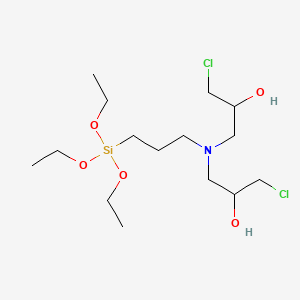 1,1'-{[3-(Triethoxysilyl)propyl]imino}bis(3-chloropropan-2-ol)