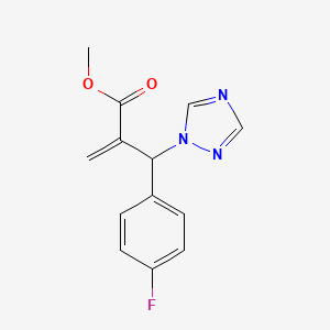 Methyl 2-((4-fluorophenyl)(1H-1,2,4-triazol-1-yl)me-thyl) acrylate