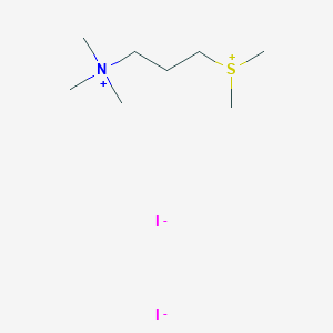 molecular formula C8H21I2NS B13756996 (3-(Dimethylsulfonio)propyl)trimethylammonium diiodide CAS No. 22064-65-9