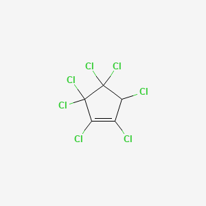 molecular formula C5HCl7 B13757023 Heptachlorocyclopentene CAS No. 62111-47-1