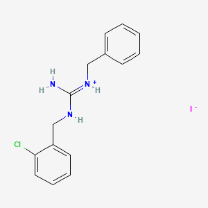 1-Benzyl-3-(2-chlorobenzyl)guanidine hydroiodide