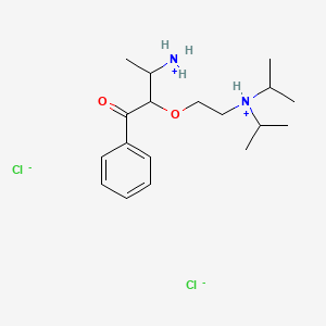 3-Amino-2-(2-(diisopropylamino)ethoxy)butyrophenone dihydrochloride