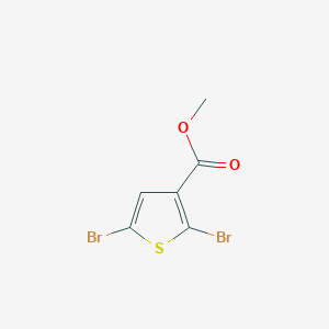 molecular formula C6H4Br2O2S B1375712 2,5-二溴噻吩-3-羧酸甲酯 CAS No. 89280-91-1