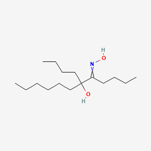 6-Butyl-6-hydroxydodecan-5-one oxime