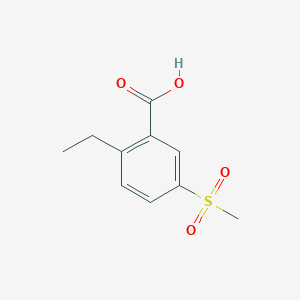 B1375717 2-Ethyl-5-methanesulfonylbenzoic acid CAS No. 1423025-79-9