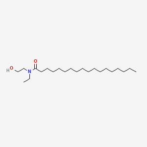 molecular formula C22H45NO2 B13757197 N-Ethyl-N-(2-hydroxyethyl)stearamide CAS No. 24731-31-5