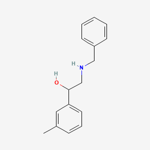 molecular formula C16H19NO B1375726 2-(苄氨基)-1-(3-甲苯基)乙醇 CAS No. 94673-34-4