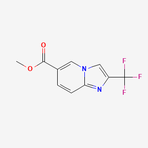 molecular formula C10H7F3N2O2 B1375730 2-(三氟甲基)咪唑并[1,2-a]吡啶-6-羧酸甲酯 CAS No. 1206973-10-5