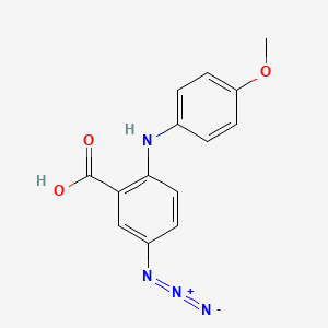 5-Azido-2-[(4-methoxyphenyl)amino]benzoic acid