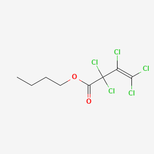 3-Butenoic acid, 2,2,3,4,4-pentachloro-, butyl ester