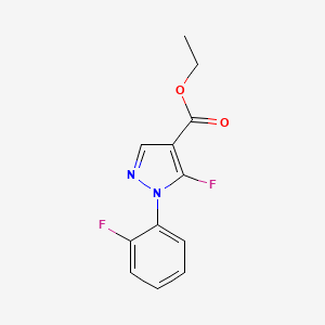 Ethyl 5-fluoro-1-(2-fluorophenyl)-1H-pyrazole-4-carboxylate