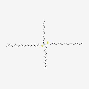 Bis(dodecylthio)dioctylstannane