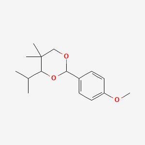 4-Isopropyl-2-(4-methoxyphenyl)-5,5-dimethyl-1,3-dioxane