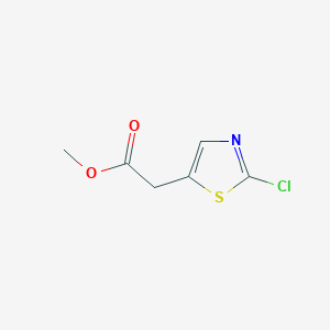 molecular formula C6H6ClNO2S B1375778 Methyl 2-(2-chlorothiazol-5-yl)acetate CAS No. 1424352-59-9